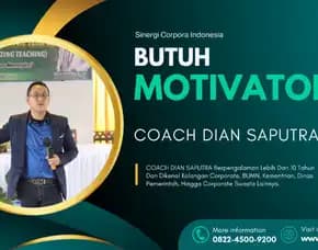 Trainer Motivator Kutai, Terpercaya & Solutif, Dian Saputra