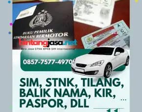Termurah 0857-7577-4970 Bayar Setelah Jadi Balik Nama Kendaraan Terpercaya Di Jakarta Timur Bintangjasa.Net