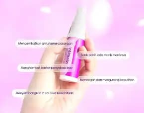 Parfum Khusus Miss V - Aman Dijilat - Manis Tidak Pahit - Feminime Spray By Intimaize Bpom