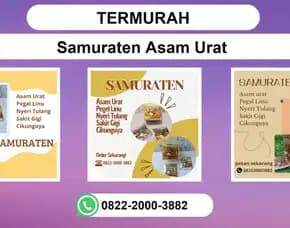 Termurah, 0822-2000-3882 Distributor Samuratenasam Urat Makassar