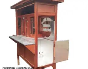 Gerobak Bubur Ayam Bahan Kayu Daerah Jabodetabek