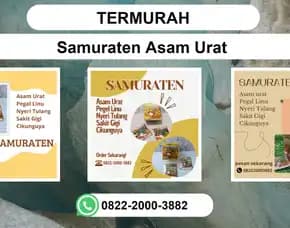 Termurah, 0822-2000-3882 Distributor Samuraten Asam Urat Jambi