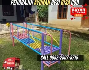 Contoh Ayunan Besi Sederhana Dan Perosotan Custom Kec Manding Sumenep