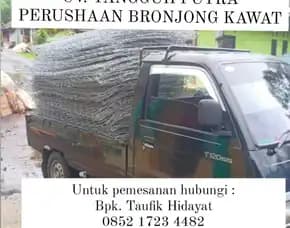 Diskon !!! Jual Bronjong Kawat Pabrikasi Di Siak Hulu, Kampar