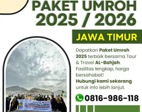 Paket Umroh Ramadhan 2025 Wajak Malang Bersama Al Bahjah