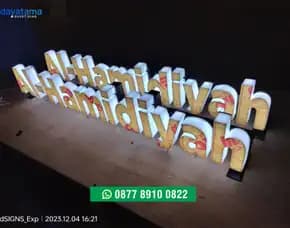 Jasa Pembuatan Neon Box Bandung - Dayatama Advertising