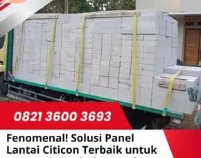 Kolosal 0821 3600  3693 Panel Lantai Citicon Terbaik Di Jawa Tengah