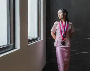 Favorit, Kebaya Modern Wisuda Sma, Kebaya Sekolah, Kondangan, Tunangan, Bukittinggi, Neng Lina Kebaya