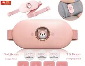 Penghangat Perut Haid Elektrik Pereda Nyeri -Bantal Penghangat Haid Pemanas Perut Portable -Sabuk Pi
