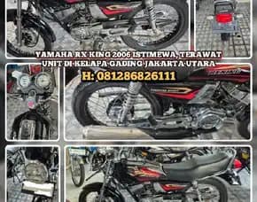 Dijual Motor Yamaha Rx King 2006 Istimewa, Terawat. Unit Di Kelapa Gading Jakarta Utara