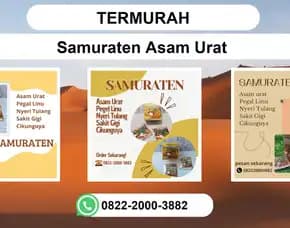 Termurah, 0822-2000-3882 Distributor Samuraten Asam Urat Sukabumi
