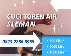 Jasa Cuci Toren Air Sleman