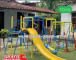 Gambar Ayunan Besi Dan Jungkat Jungkit Kec Blimbing Malang