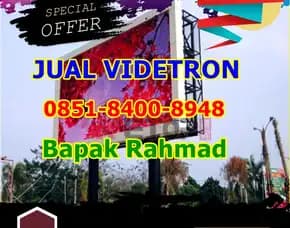 Wea (08x51 84oo 89x48) Tender Videotron Transparan Di Palu