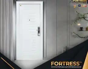 (Fortress) Pintu Rumah Baja 2 Daun Di Palu