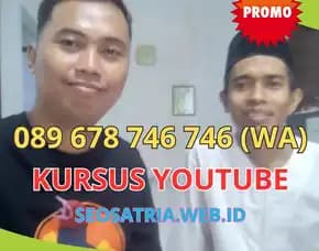Kursus Youtube Purbalingga Berkualitas 089 678 746 746 Berpengalaman