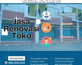Jasa Renovasi Toko Di Palangka Raya
