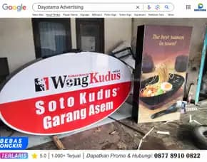 Jasa Reklame Bandung - Neon Box Dan Huruf Timbul Murah 0877 8910 0822