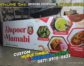 Papan Nama Warteg - Plang Usaha - Signboard