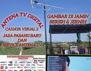 Pasang Antena Tv Digital Lengkap Berikut Tiang Sentul City, Bogor
