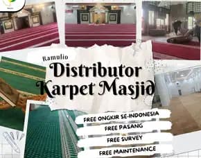 Gratis Ongkir, Grosir Harga Karpet Masjid Lokal Pekalongan, Karpet Masjid Terbaik Batang