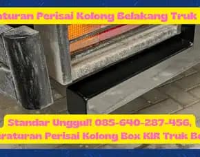 Konstruksi Andal, Peraturan Perisai Kolong Truk Box
