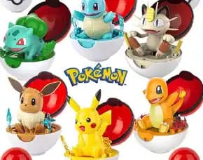 Pokemon Transforming Mainan & Pokemon Aksi Boneka Poke Ball Mainan Pikachu Mewtwo Anak Laki-Laki Had