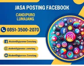 Jasa Posting Facebook Terbaik, Candipuro, Lumajang.