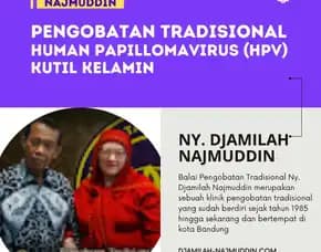 Solusi Tepat Kutil Kelamin Pria Pengobatan Dari Ny. Djamilah Najmuddin