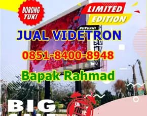 Wea (08x51 84oo 89x48) Tender Videotron Transparan Di Jeneponto