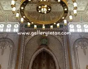 Pengrajin Lampu Hias Masjid, Lampu Gantung Masjid Nabawi, Lampu Hias Masjid Madinah Bekasi