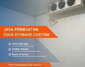 Jasa Pembuatan Cold Storage Makanan Beku Medan 0813  4666  8352