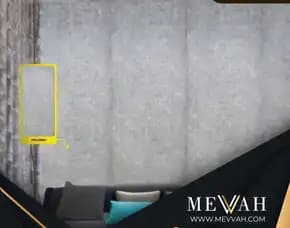 (Mevvah) Pvc Wall Marble Panels Abu Abu Di Sanggau
