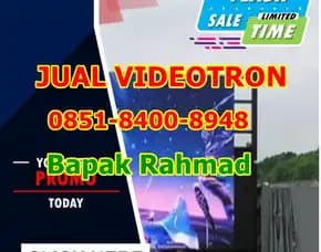 Wea (08x51 84oo 89x48) Jual Videotron Indoor Di Boalemo