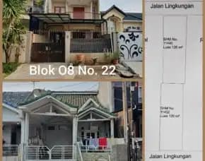 Dijual Rumah 2 Kavling Depan Belakang Di Kalideres, Jakarta Barat