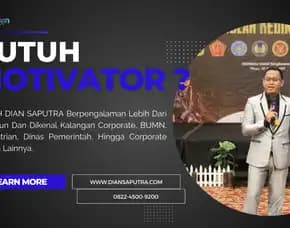 Motivator Terkenal Dari Boyolali, Terpercaya & Solutif, Dian Saputra