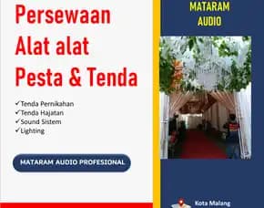 Wa: 0831-1228-7422,  Persewaan Alat Pesta Lengkap Malang