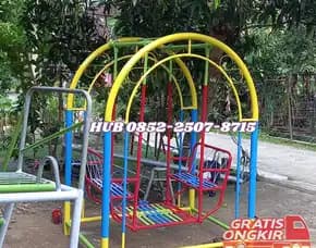 Gambar Ayunan Besi Minimalis Untuk Taman Rumah Mewah Kec Barat Magetan