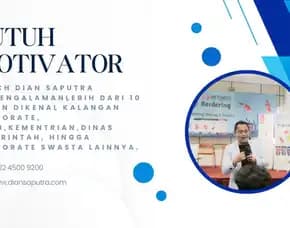 Motivator Purwokerto, Terpercaya & Solutif, Dian Saputra