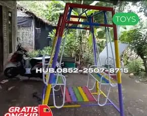 Gambar Ayunan Besi Bulat Besar Dan Mainan Playground Kec Kalidawir Tulungagung