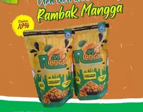 Reseller Cemilan Sehat Dan Terpercaya Rambak Mangga Malang Terdekat 500g