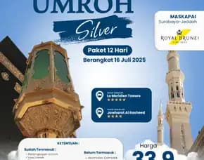 Resmi,  Jual Travel Umroh September 2025 Tulungagung Denpasar Jogja Umroh United Umroh United Jawa Timur