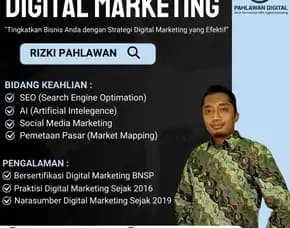Call Motivator Narasumber Bisnis Digital Marketing Bnsp Dinas Perindustrian & Perdagangan Sukabumi Pontianak Rizki Pahlawan