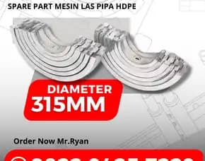 Spare Part Mesin Hdpe - Insert Clamp Mesin Hdpe Diameter 315mm