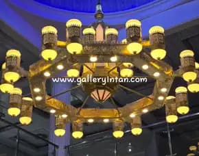 Toko Penjual Lampu Hias Masjid, Lampu Masjid Model Haromain, Lampu Masjid Al Haram Bekasi