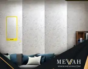 (Mevvah) Wall Panel Dinding Pvc Marmer Putih Di Mempawah
