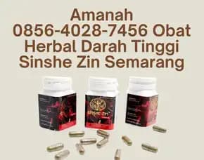 Amanah 0856-4028-7456 Obat Herbal Darah Tinggi Sinshe Zin Semarang