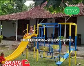 Desain Ayunan Besi Minimalis Terbaru Dan Mainan Panjat Tali Kec Padas Ngawi