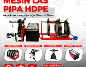 Mesin Las Pipa Hdpe 160mm Hydraulic