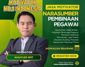 Jasa Motivator Jogja Coach Wahyudi Smt (0819-4654-8000) Motivator Lucu Indonesia